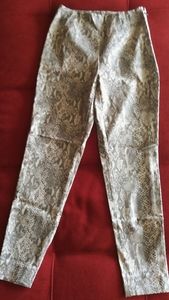Snakeskin Pattern Dress Pants